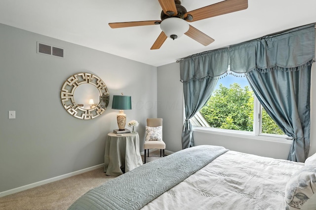 371 Ashworth Ct, Dublin, OH 43017 - bedroom featuring carpet floors and a ceiling fan