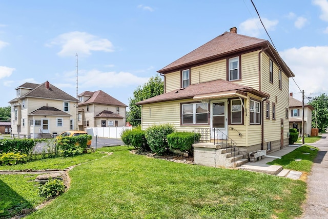 126 Dix Ave, Marion, OH 43302 - view of front of property with a chimney and roof with shingles