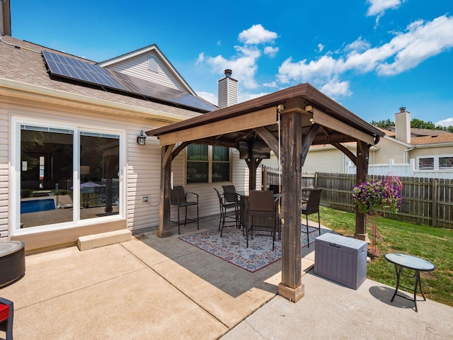 238 Key Blvd, Pataskala, OH 43062 - view of patio / terrace featuring a gazebo and outdoor dining area