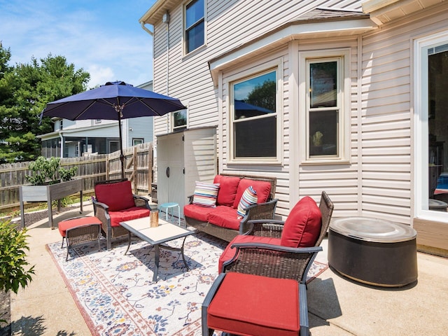 238 Key Blvd, Pataskala, OH 43062 - view of patio / terrace with outdoor lounge area