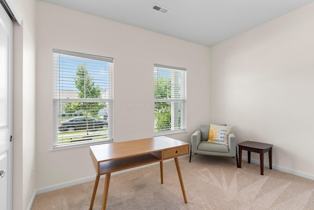 507 Curry Dr, Pataskala, OH 43062 - office area featuring light colored carpet and baseboards