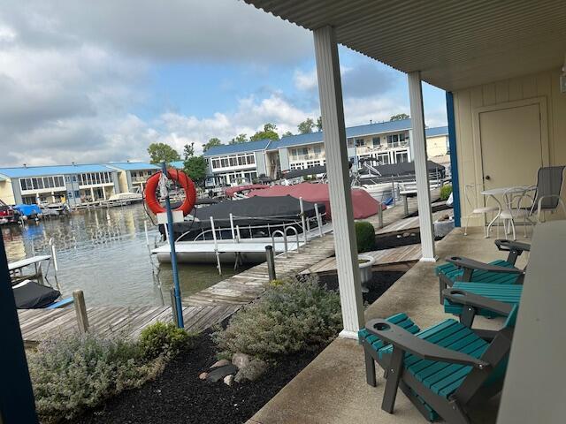 241 Chase Ave Unit B1L, Russells Point, OH 43348 - dock area featuring a water view