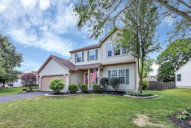 8512 Squad Dr, Galloway, OH 43119 - traditional home featuring driveway and an attached garage