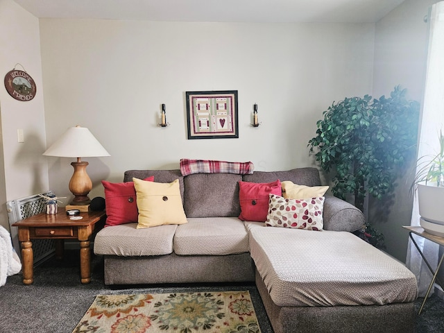 112 N George St, Lancaster, OH 43130 - living room with carpet flooring