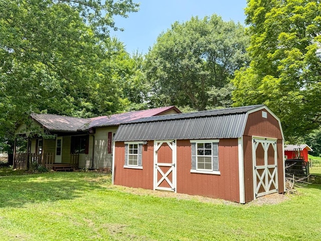 206 William St, Fulton, OH 43321 - view of shed with a porch