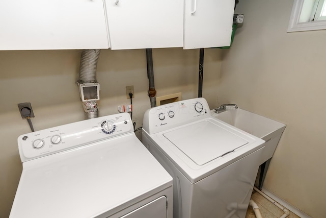 1010 Vernon Rd, Columbus, OH 43209 - laundry room with separate washer and dryer and cabinet space