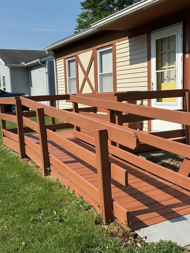 1115 Bermuda Dr, Marion, OH 43302 - view of wooden deck