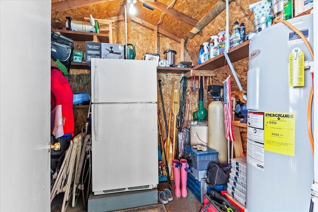 10950 Cherokee Dr Unit 59, Lakeview, OH 43331 - storage area with water heater