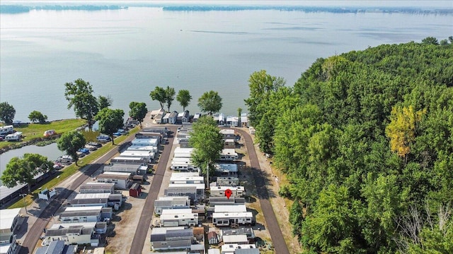 10950 Cherokee Dr Unit 59, Lakeview, OH 43331 - aerial perspective of suburban area with a large body of water