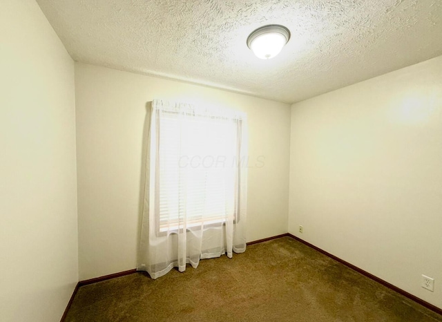13944 Lafayette Rd, Utica, OH 43080 - carpeted empty room with baseboards and a textured ceiling