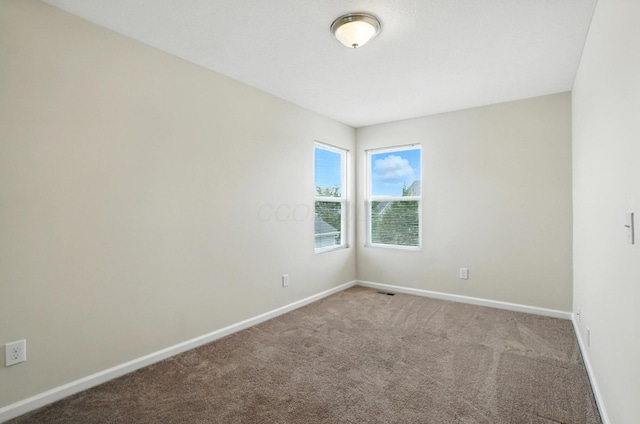 5804 Trail Creek Dr, Dublin, OH 43016 - spare room featuring carpet flooring and baseboards