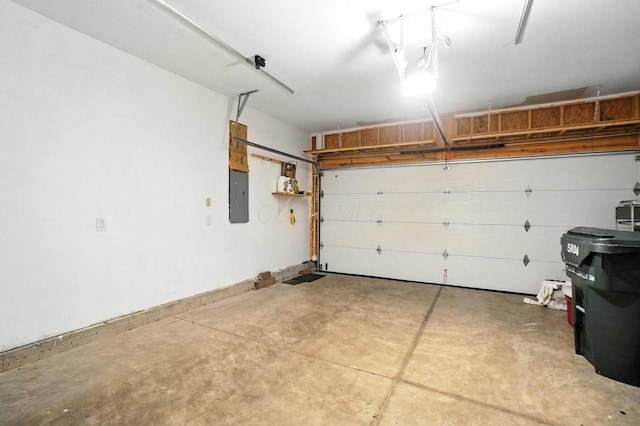 5804 Trail Creek Dr, Dublin, OH 43016 - garage featuring electric panel