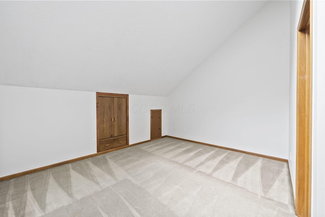 1280 Gemstone Sq W, Westerville, OH 43081 - additional living space with vaulted ceiling and light carpet