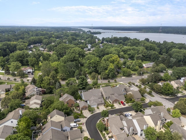 1280 Gemstone Sq W, Westerville, OH 43081 - aerial view of residential area featuring a large body of water