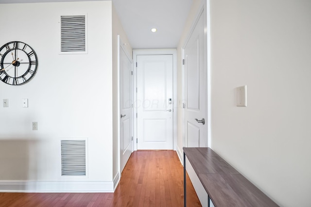 1475 W 3rd Ave Unit 401, Columbus, OH 43212 - hall with light wood-style floors and recessed lighting