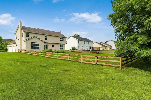 3012 Coltsbridge Dr, Lewis Center, OH 43035 - view of yard with an attached garage