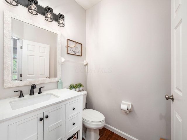 3012 Coltsbridge Dr, Lewis Center, OH 43035 - bathroom featuring wood finished floors and vanity
