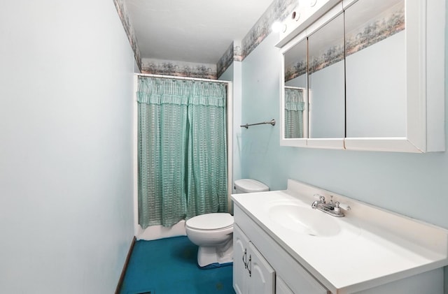 24 W High St, Jeffersonville, OH 43128 - bathroom featuring vanity and toilet