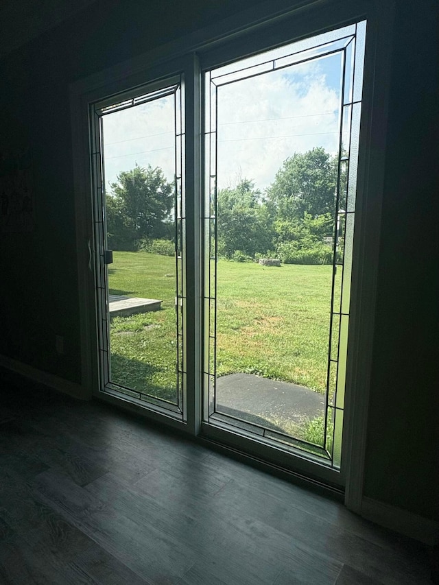 5356 Harding Hwy E, Caledonia, OH 43314 - doorway with wood finished floors