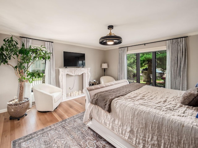 5767 Loch Maree Ct, Dublin, OH 43017 - bedroom with ornamental molding and wood finished floors