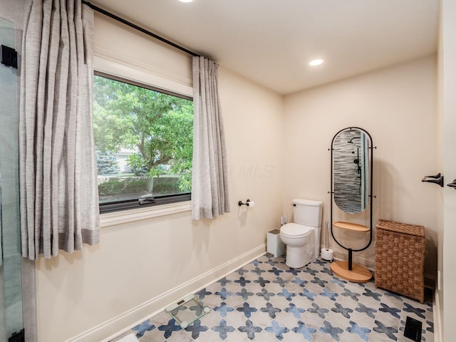5767 Loch Maree Ct, Dublin, OH 43017 - bathroom featuring tile patterned floors and recessed lighting