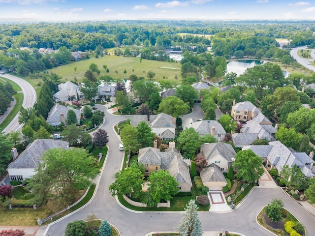 5767 Loch Maree Ct, Dublin, OH 43017 - aerial perspective of suburban area featuring a large body of water