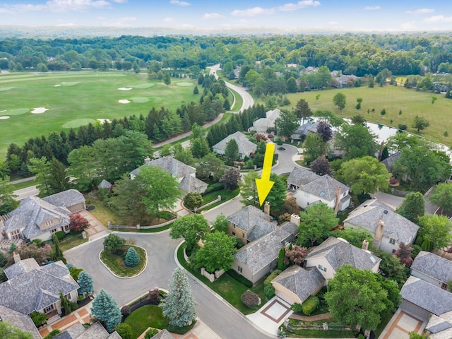 5767 Loch Maree Ct, Dublin, OH 43017 - aerial view of residential area with a golf club