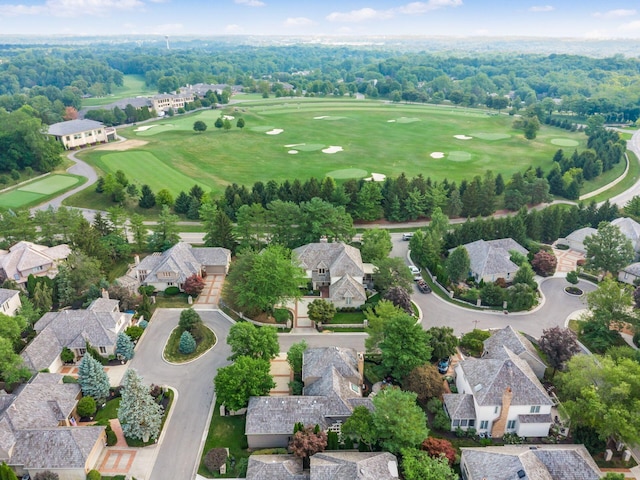 5767 Loch Maree Ct, Dublin, OH 43017 - aerial perspective of suburban area featuring a golf club