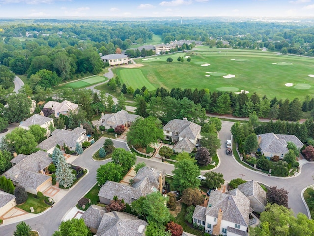 5767 Loch Maree Ct, Dublin, OH 43017 - aerial view of residential area with a golf club
