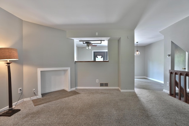 7617 Whitneyway Dr Unit 120, Columbus, OH 43085 - carpeted spare room featuring a ceiling fan and baseboards