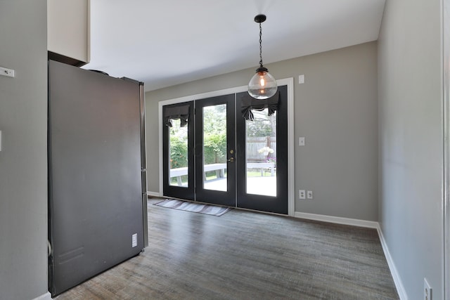 7617 Whitneyway Dr Unit 120, Columbus, OH 43085 - foyer entrance featuring french doors and baseboards