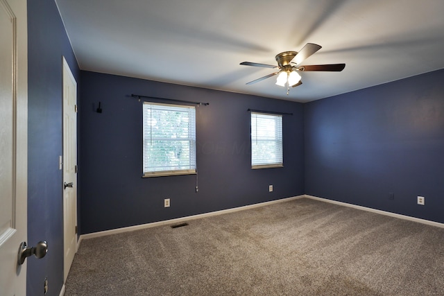 7617 Whitneyway Dr Unit 120, Columbus, OH 43085 - spare room featuring carpet and a ceiling fan