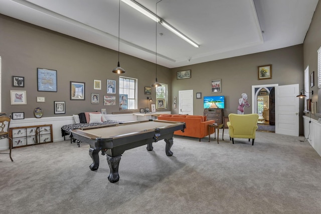 131 E Chestnut St, Lancaster, OH 43130 - recreation room featuring carpet flooring and billiards