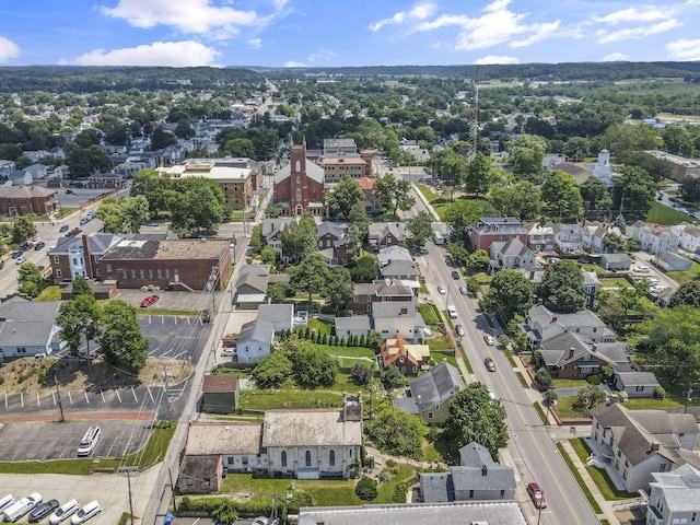 131 E Chestnut St, Lancaster, OH 43130 - aerial overview of property's location featuring nearby suburban area