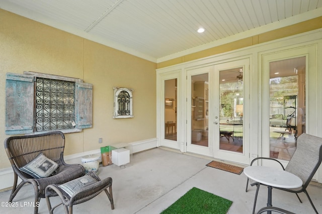 27 Normandy Ave, Bluffton, SC 29910 - sunroom / solarium featuring french doors