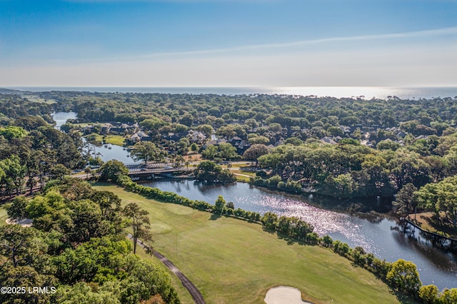 45 Queens Folly Rd Unit 794, Hilton Head Island, SC 29928 - aerial view of a large body of water and a local golf course
