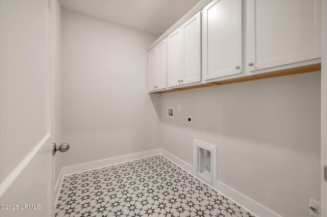 29 Fairfield Rd, Beaufort, SC 29907 - laundry area featuring cabinets, hookup for a washing machine, and hookup for an electric dryer