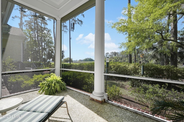44 Richland Dr, Bluffton, SC 29910 - unfurnished sunroom with expansive windows