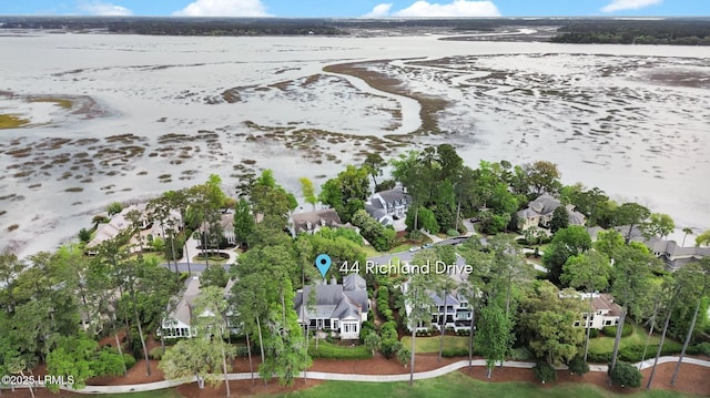 44 Richland Dr, Bluffton, SC 29910 - drone / aerial view with a residential view and a water view