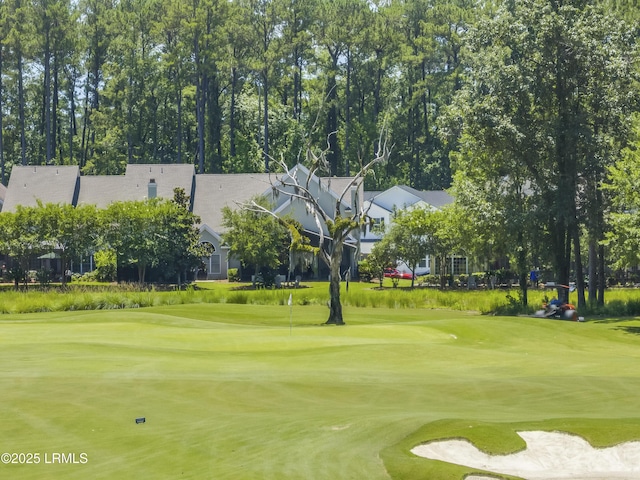 300 Persimmon Cir, Hardeeville, SC 29927 - surrounding community featuring a yard and golf course view