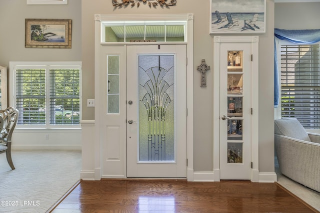 300 Persimmon Cir, Hardeeville, SC 29927 - foyer featuring wood finished floors and baseboards