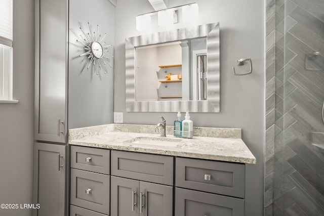 106 Sand Piper Run, Fripp Island, SC 29920 - bathroom with vanity and tiled shower