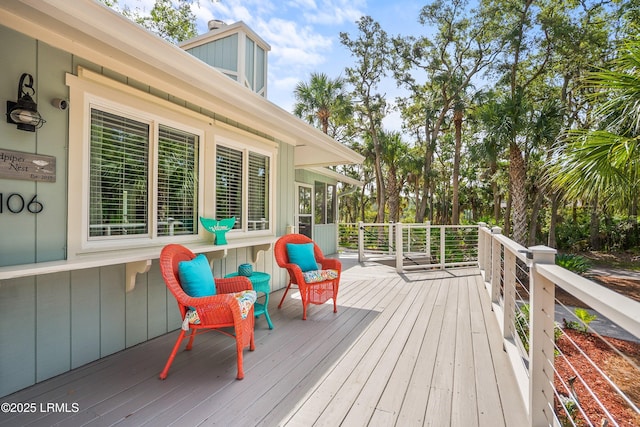 106 Sand Piper Run, Fripp Island, SC 29920 - view of wooden deck