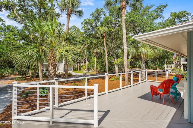 106 Sand Piper Run, Fripp Island, SC 29920 - view of wooden deck