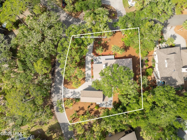 106 Sand Piper Run, Fripp Island, SC 29920 - aerial view of property's location with property parcel outlined