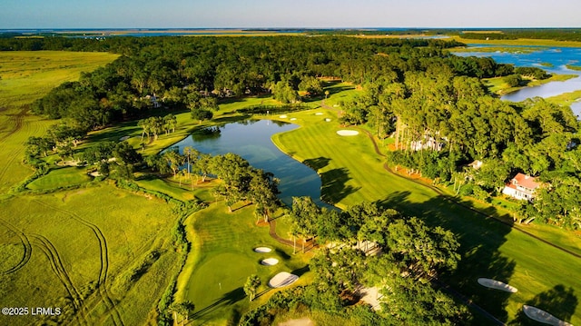 1120 Palmetto Pt, Dataw Island, SC 29920 - drone / aerial view of a nearby body of water and a golf club