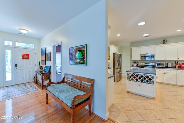 1120 Palmetto Pt, Dataw Island, SC 29920 - foyer featuring recessed lighting and light tile patterned floors