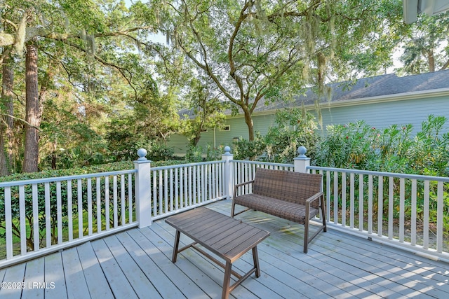 1120 Palmetto Pt, Dataw Island, SC 29920 - view of deck