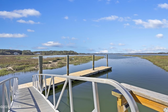 51 White Oaks Cir, Bluffton, SC 29910 - dock area featuring a water view