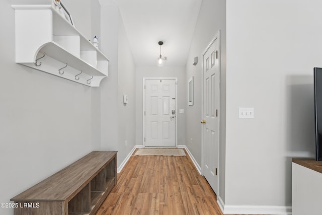 29 Wiregrass Way, Bluffton, SC 29910 - mudroom featuring wood finished floors and baseboards